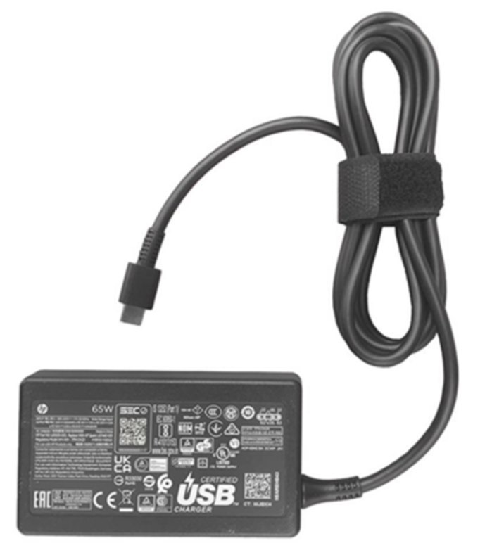 HP Original Notebook 65W Usb-C Power Adapter/Charger 5V 3A 12V 5A 15V 4.33A 20V 3.25A Max 65W Type-C Usb-C Oem Pacakge / 12 Months Warranty