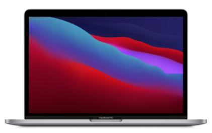 Apple 13" Macbook Pro (Space Grey) - Apple M1 chip with 8core CPU, 8core GPU and 16core Neural Engine 16GB Ram 512GB SSD Retina display withTrueTone,Magic Keyboard,Touch Bar ,Touch ID ,Force Touch Trackpad ,2 Thunderbolt/USB4 Ports