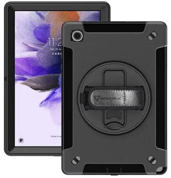 Armor-X (RIN Series) RainProof Military Grade Rugged Tablet Case With Hand Strap & Kick-Stand for Samsung Galaxy Tab A8 10.5" (2021 SM-X200 & SM-X205 Model ) Tablet