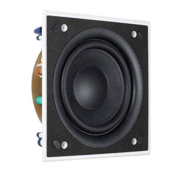 Kef Ultra Thin Bezel 8'' Square In-Wall Subwoofer. THX Ultra2 , And THX Select2 Certified. 8'' LF Driver Recommended Amplifier - Kasa500 Cut Out- 238 X 238MM. Sold As Pair
