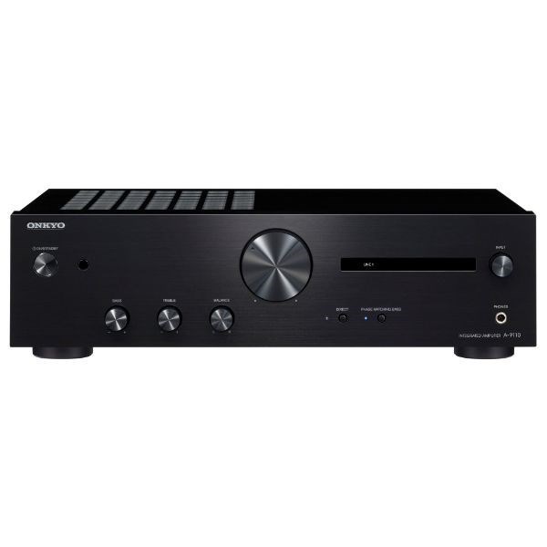 Onkyo Integrated Stereo Amplifier. 50W + 50W High Current Amplification. Four Ohm Speaker Driving Capability. 4 X Rca, 1 X Phono, 1 Line Level Out, 1 X Subwoofer Out. Colour - Black