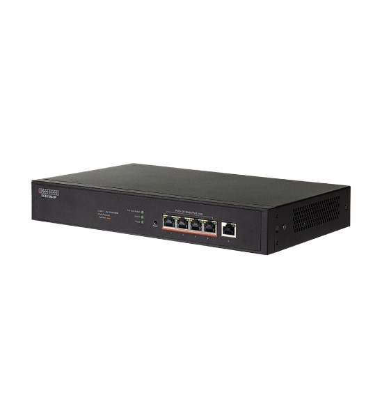 Edgecore 5 Port Lite L2 Smart Gigabit Web Managed PoE Switch With 4 PoE Ports (30W). 120W Power Budget. 6KV Power Surge Protection. Fanless Design.