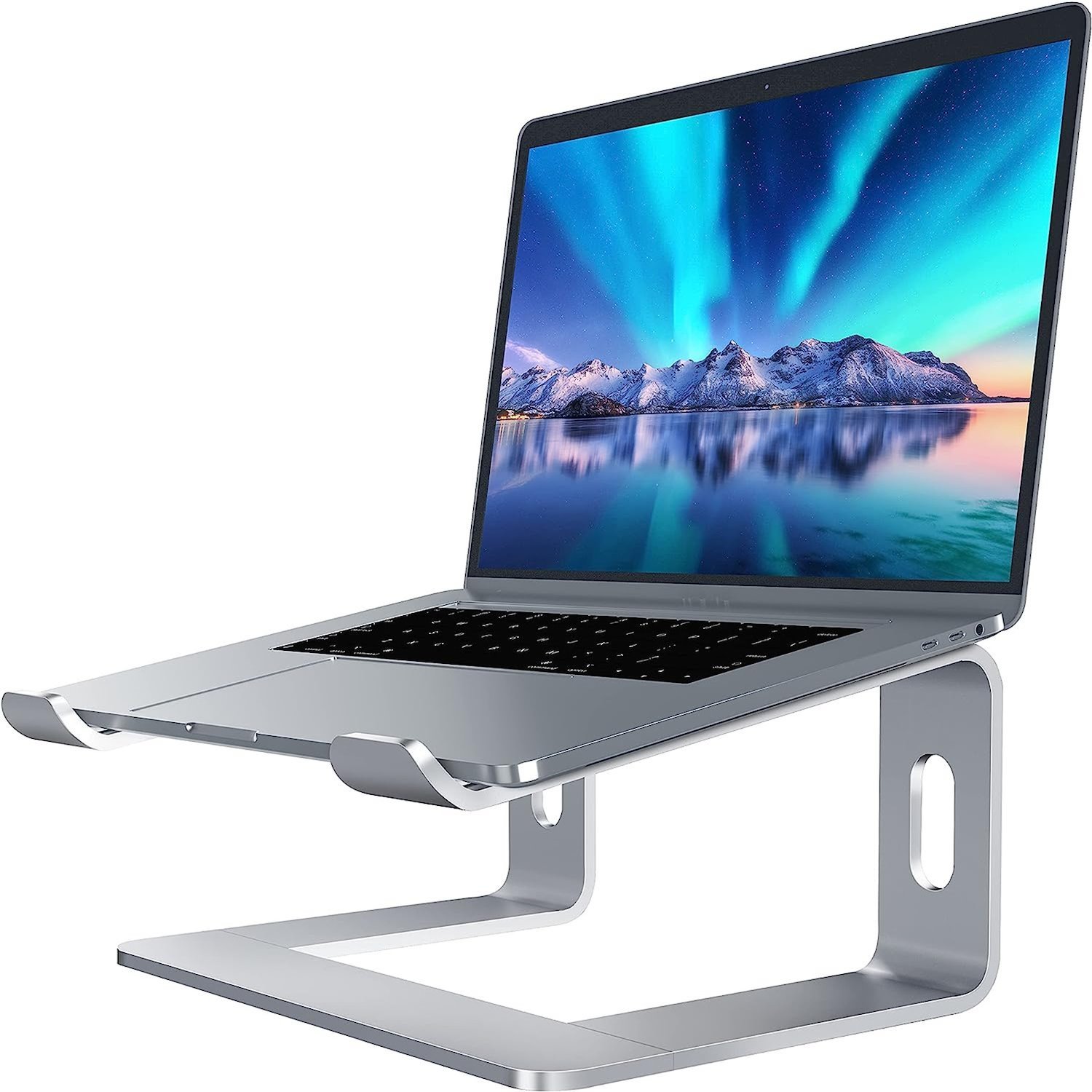 Nulaxy C3 Laptop Stand - Grey, Ergonomic Detachable Design, Compatible with 10"-16" Apple MacBook / Laptops