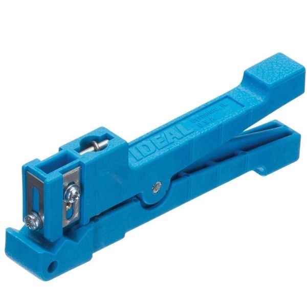 Ideal Industries Blue Adjustable Blade Ringer Stripper Up To 6.4MM Diameter.