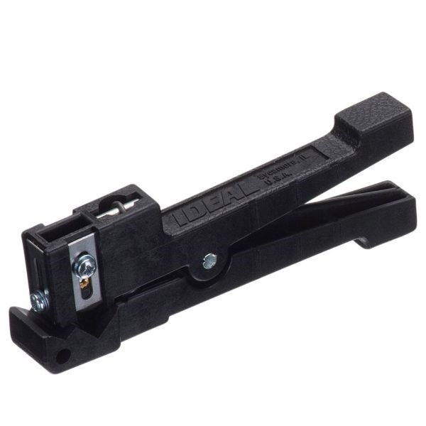Ideal Industries Black Adjustable Blade Ringer Stripper Up To 8MM Diameter.
