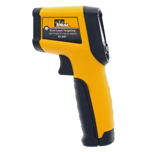 Ideal Industries Dual Laser Targeting Infrared Thermometer.