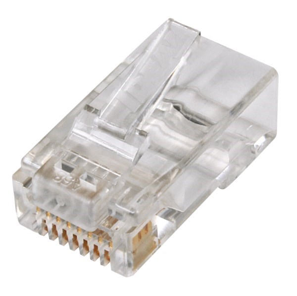 Ideal Industries Cat6 Utp RJ45 Push Through Plug. Jar Of 100. Compatible With 30-496
