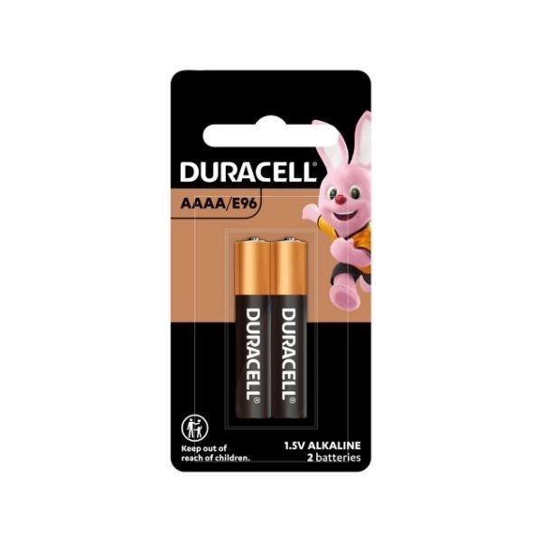 Duracell Specialty Aaaa/E96 1.5V Alkaline Battery. Pack Of 2