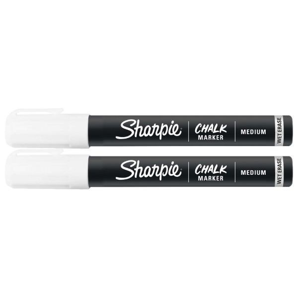 Sharpie White Chalk Wet Erase Marker Pack Of 2