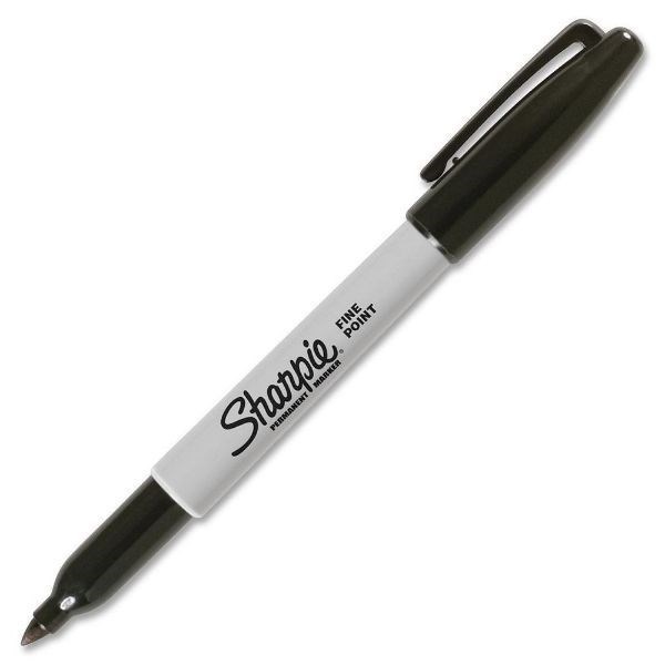 Sharpie Fine Point Black Permanent Marker In Canister Pack Of 36