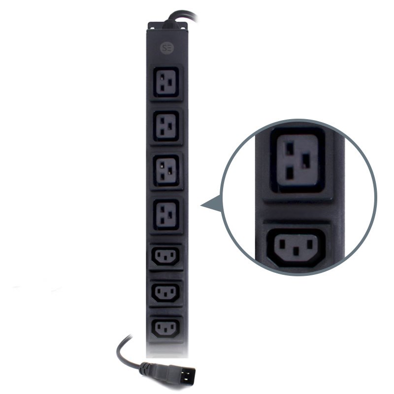 Serveredge Basic 24 Port Pdu (20) Iec C13 Output (4) Iec C19 Output (1) Iec C20 Input 15AIncludes:· 1 X Pair Bracket 1.· 1 X Pair Bracket 2.· 4 X M6 Cage Nuts· 10 X M6 Screws· 6 X M6 Nuts