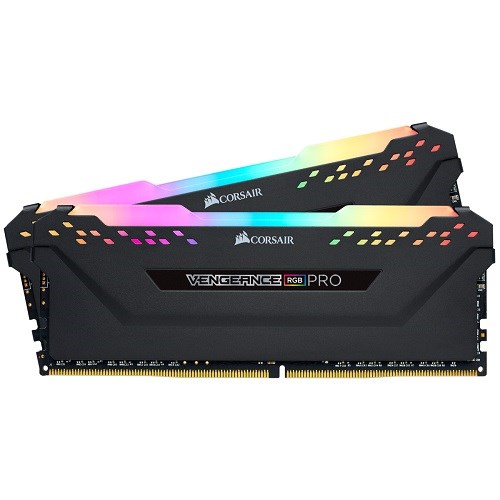 Corsair Vengeance RGB Pro DDR4, 3600MHz 16GB 2 X 288 Dimm, Unbuffered, 18-22-22-42, Heat Spreader, RGB Led, 1.35V, XMP 2.0