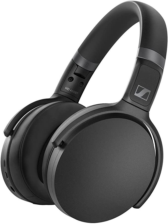 Sennheiser Over Ear Noise Cancelling Wireless Headphones HD 450BT, Black