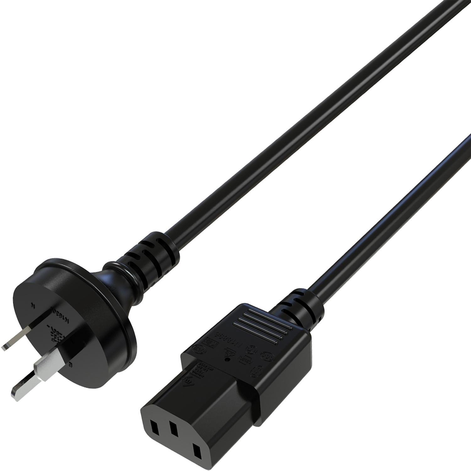 Comsol 2MTR Power Cable 3Pin Aus(M) - Iec-C13(F)