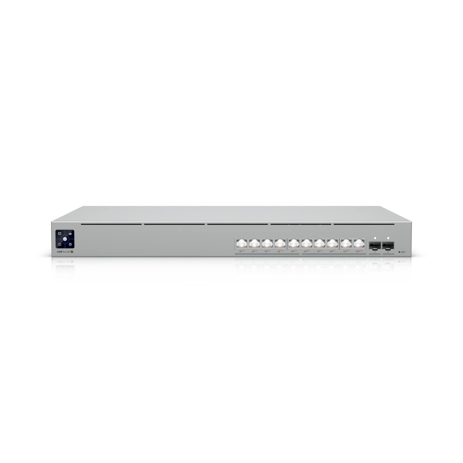 Ubiquiti Pro XG 10 PoE, 1U,Professional-grade 10-Port, Layer 3 Etherlighting PoE+++ Switch,(10) 10 GbE And (2) 10G SFP+ Ports,