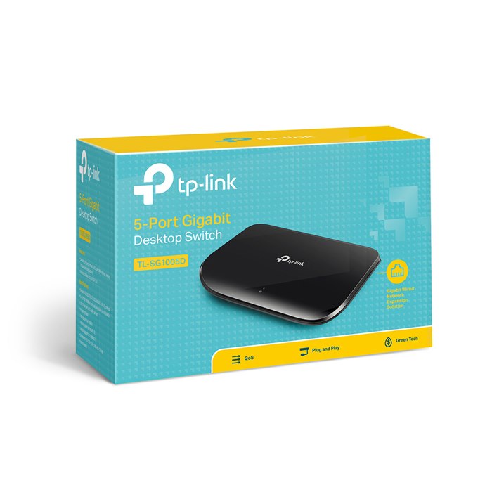 TP-Link TL-SG1005D: 5-Port Unmanaged Gigabit Desktop Switch