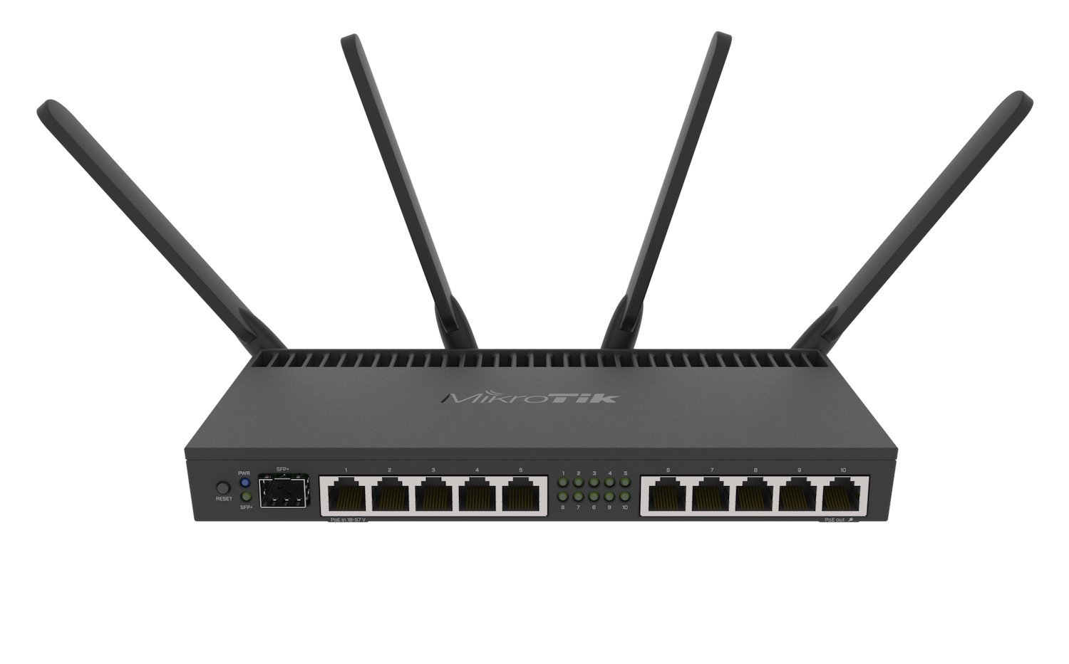MikroTik RB4011iGS+5HacQ2HnD-IN - Ac Mu-Mimo WiFi Router With 10 GB And 1 SFP+ Port