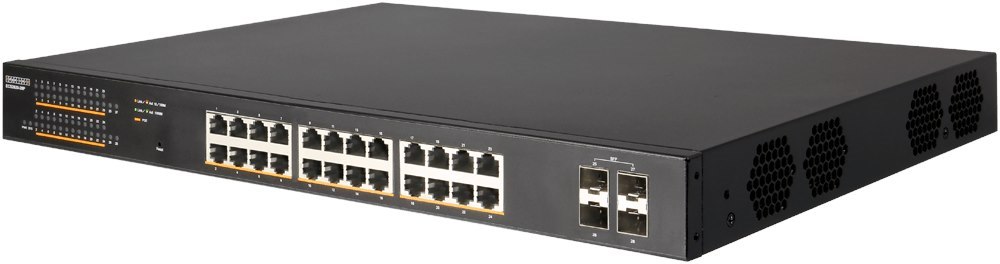 Edge-Core 28 Port GB Websmart PoE Switch