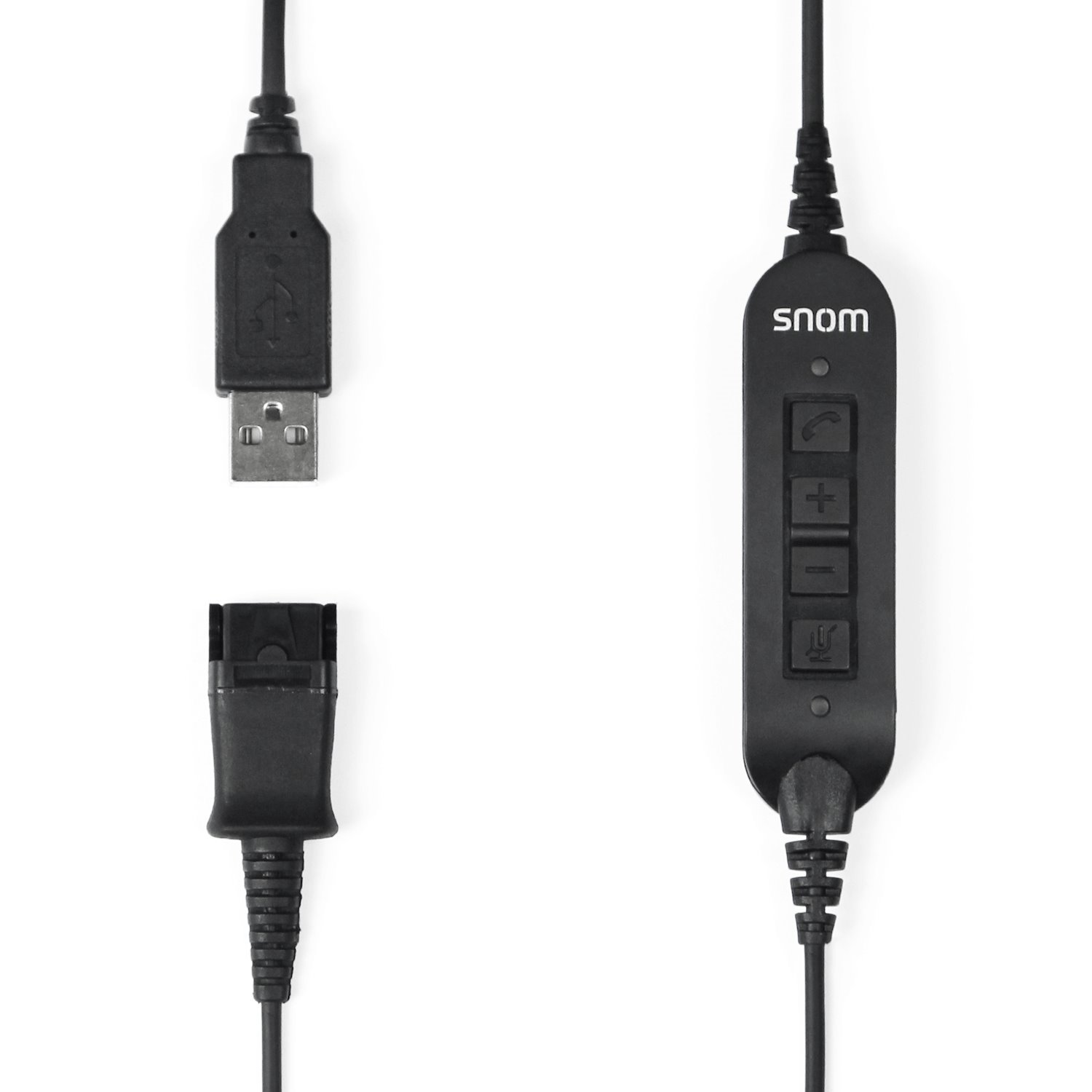 Snom Usb Quick Release Adapter For A100m, A100d And PC - Integrated Volume And Call Buttons.