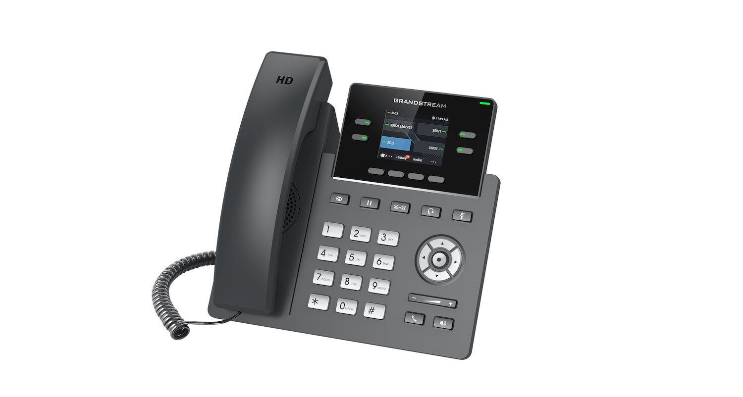 Grandstream 2-Line Carrier Desk Phone W/O PoE