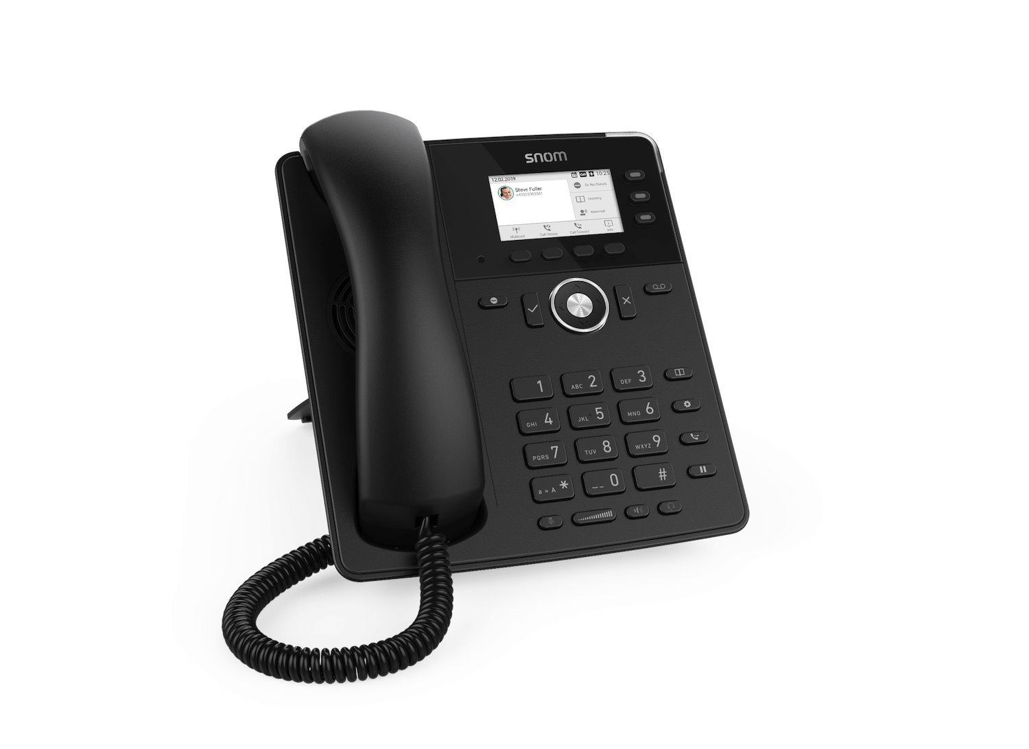 Snom D717 6-Line Desktop Sip Phone - No Psu Included - Wide Colour TFT Display - Usb