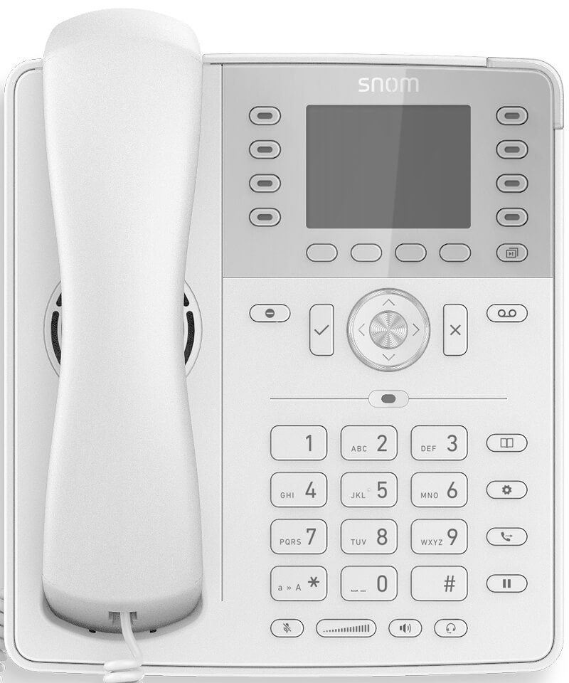 Snom D735 12-Line White Desktop Sip Phone | D735W