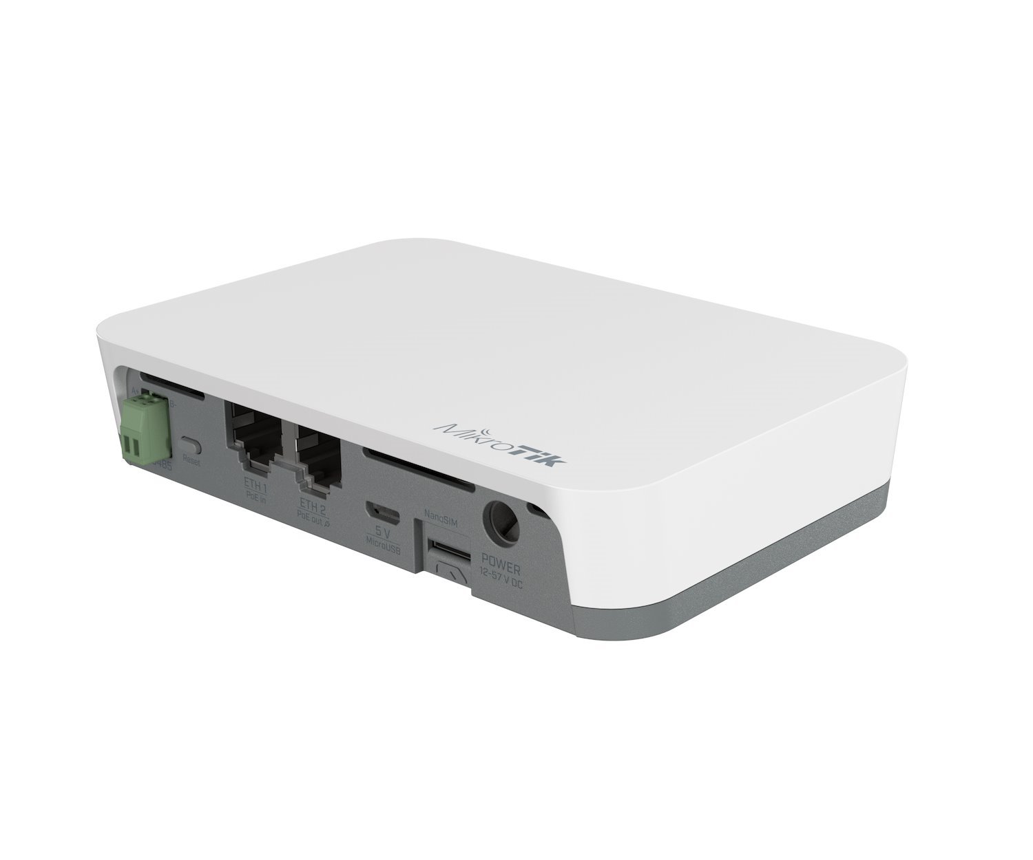 MikroTik IoT LR8 Gateway - 2.4 GHz Wireless, Bluetooth, LoRa®, 2X 100 MBPS Ethernet Ports