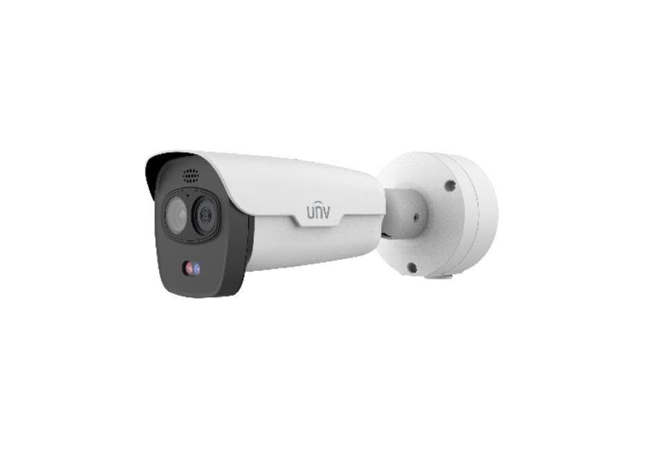 Uniview Unv - H.265 - 4MP LightHunter Dual-Spectrum Thermal Network Bullet Camera -Smoke, Fire &Amp; Temp