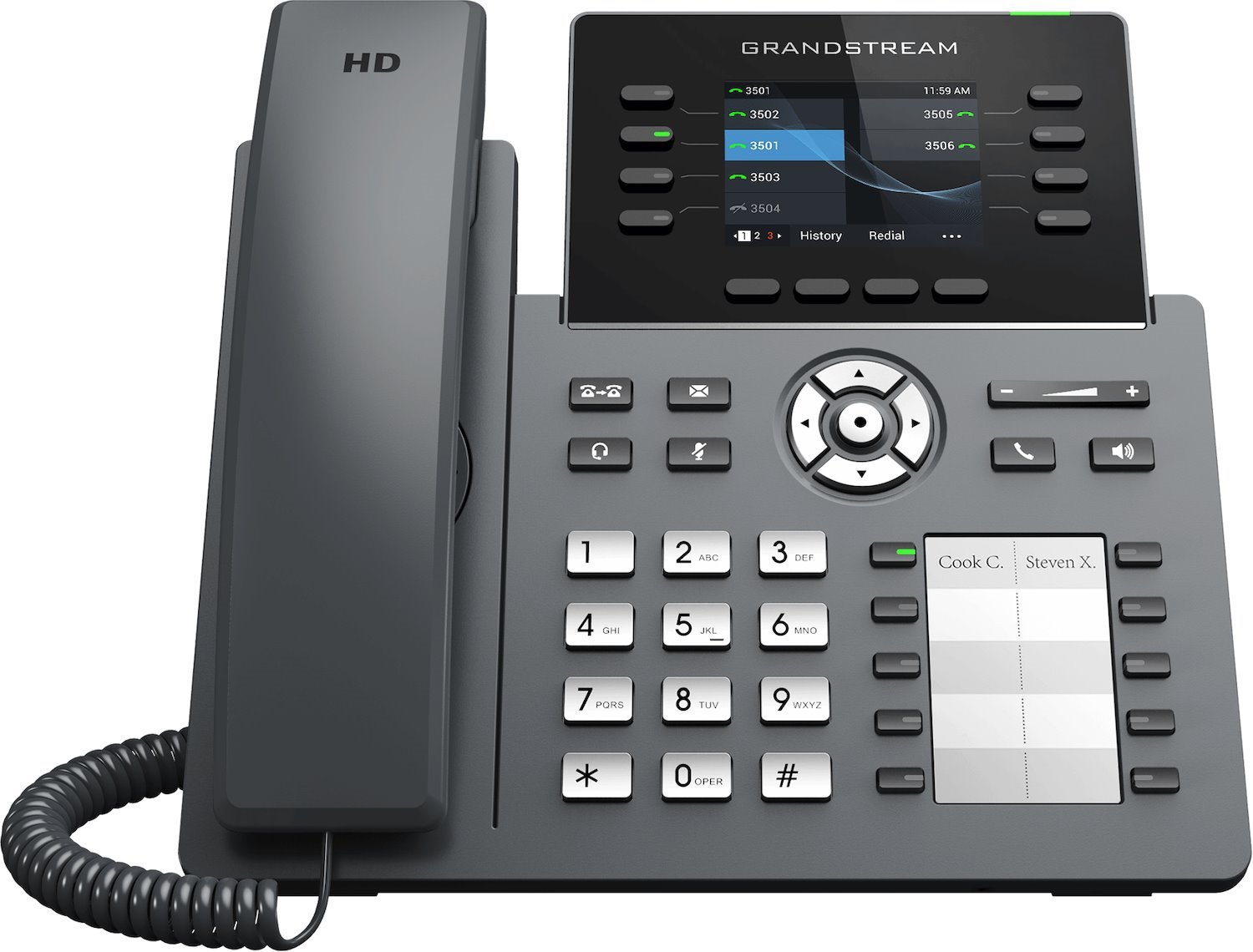 Grandstream 8 Line Carrier WiFi Desk Phone | GRP2634