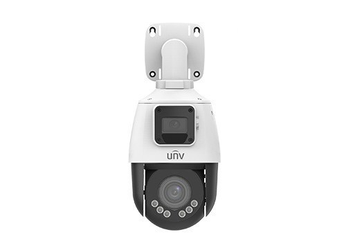 Uniview Unv - Ultra H.265 - 2 MP Outdoor LightHunter 4X Optical Zoom Dual-Lens PTZ &Amp; Bullet Combo Camera
