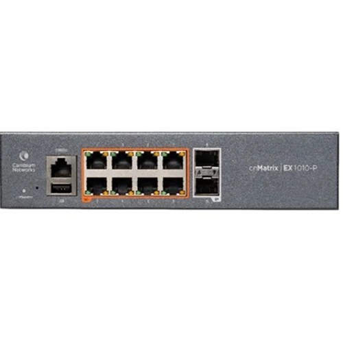 Cambium cnMatrix Enterprise 10 Port PoE+ Switch | Cnm-Ex1010-P