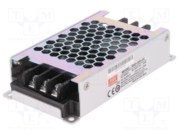 Mean Well  30W Railway DC - DC Converter  24VDC | MW-110DC24DC-30