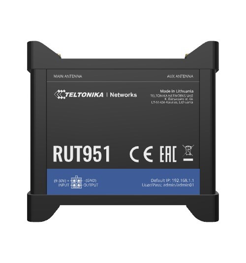 Teltonika Industrial Lte Wi-Fi IoT Router With VPN And Dual Sim, MediaTek Chipset