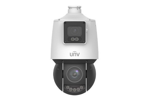 Uniview Unv - Ultra H.265 - 4 MP Outdoor LightHunter 25X Optical Zoom Dual-Lens PTZ &Amp; Bullet Combo Camera