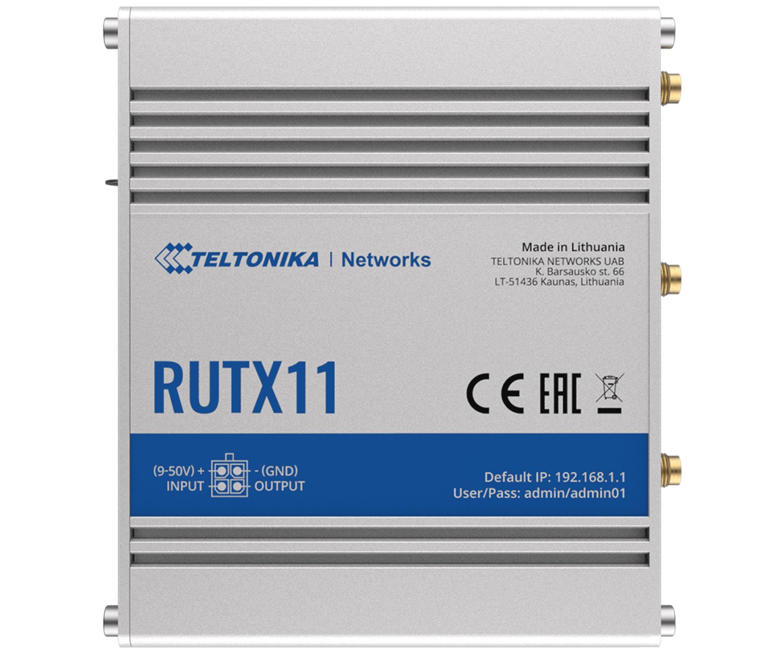 Teltonika Industrial Lte Cat.6 Wi-Fi IoT Router W/ Quad-Core Cpu, Ac Wave2 Wi-Fi, Bluetooth Le &Amp; GPS