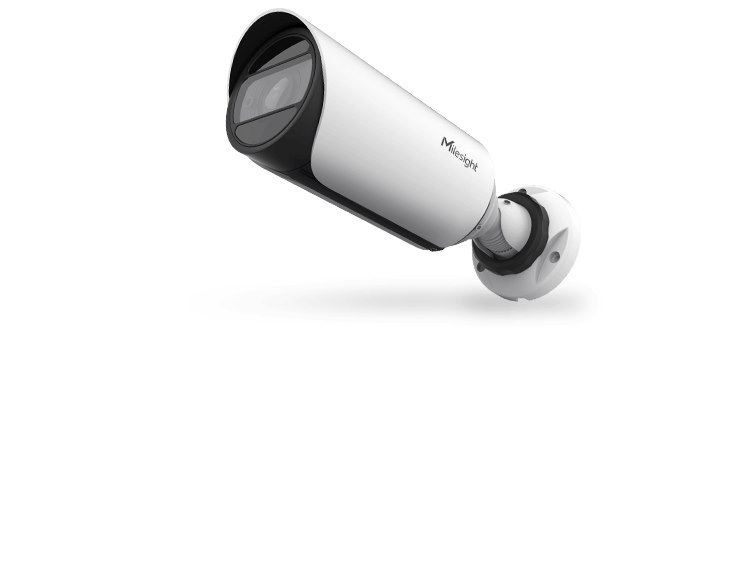 Milesight 2MP, Ai Motorized Bullet Network Camera - Vandal-Proof IK10-rated, Motion Detection, 13.5MM Lens