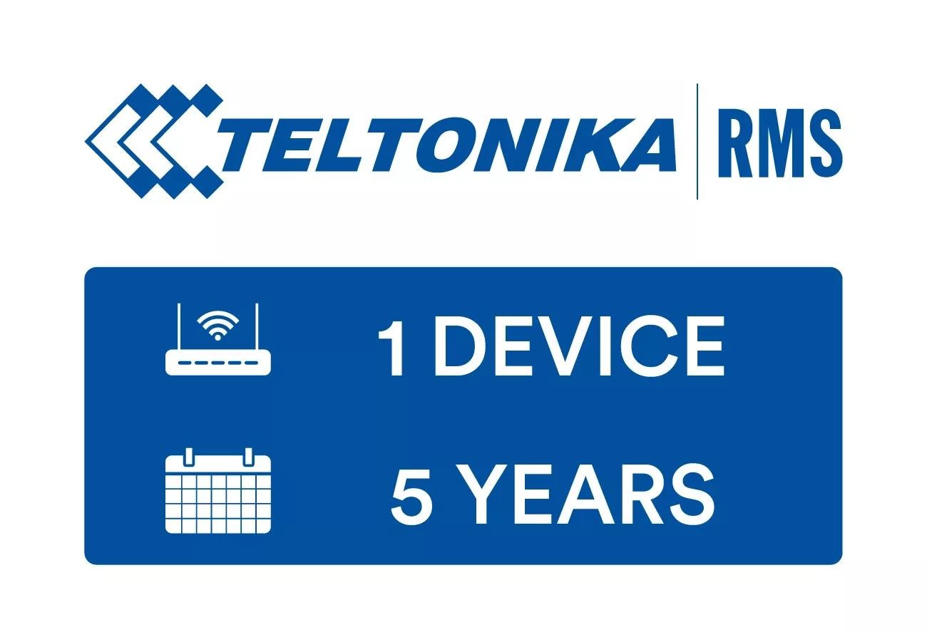 Teltonika RMS License, 1 Device Credit, 5 Years | RMSMP0500000