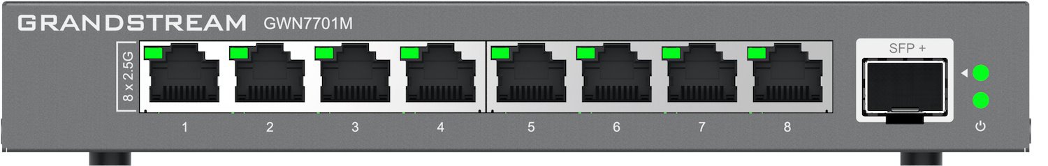 Grandstream Enterprise 8 Port Unmanaged 2.5G Switch | GWN7701M