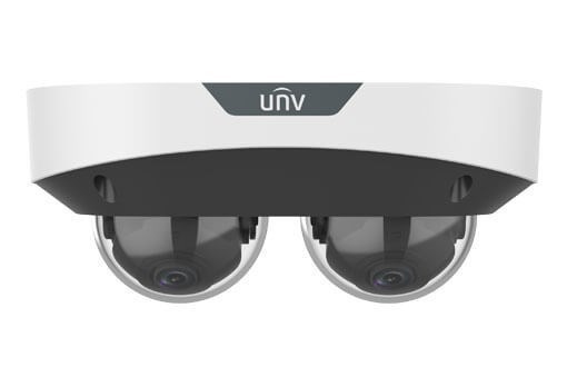 Uniview Unv - Ultra H.265 - 2*2MP Dual-Channel Non-Splicing Multiview Fixed Ip Dome Camera
