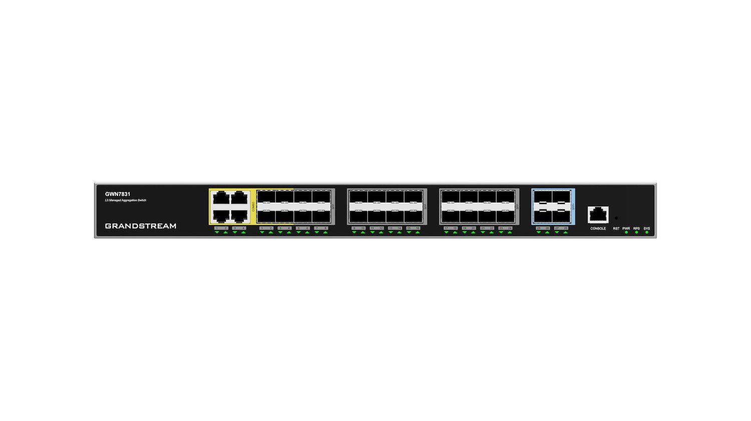 Grandstream Enterprise L3 Aggregation Managed Switch | GWN7831