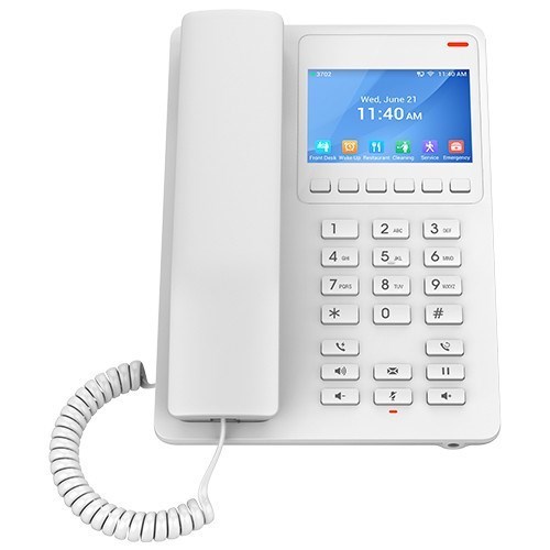 Grandstream 2 Line 3.5'' Color LCD Hotel Phone White | GHP630