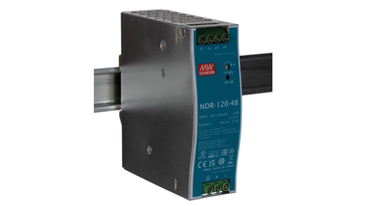 Mean Well - Ac-Dc Single Output Industrial Din Rail Power Supply