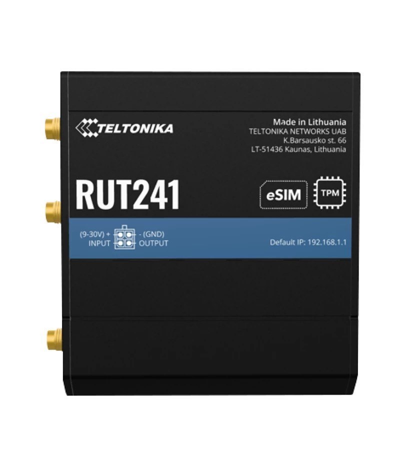 Teltonika Esim Lte WiFi IoT Router With VPN | Rut241 Esim