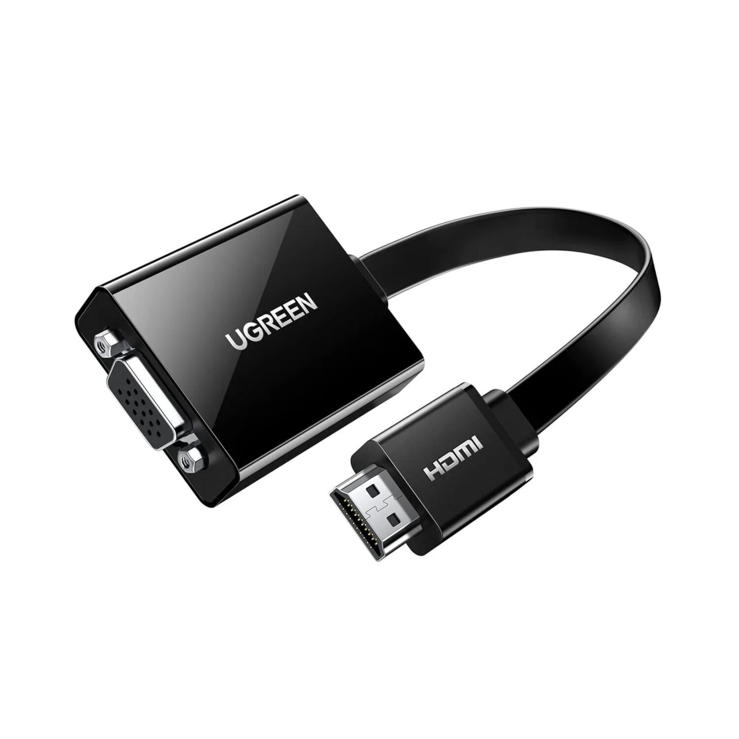 Ugreen Hdmi To Vga Adapter With 3.5MM Audio And Power Port - Black