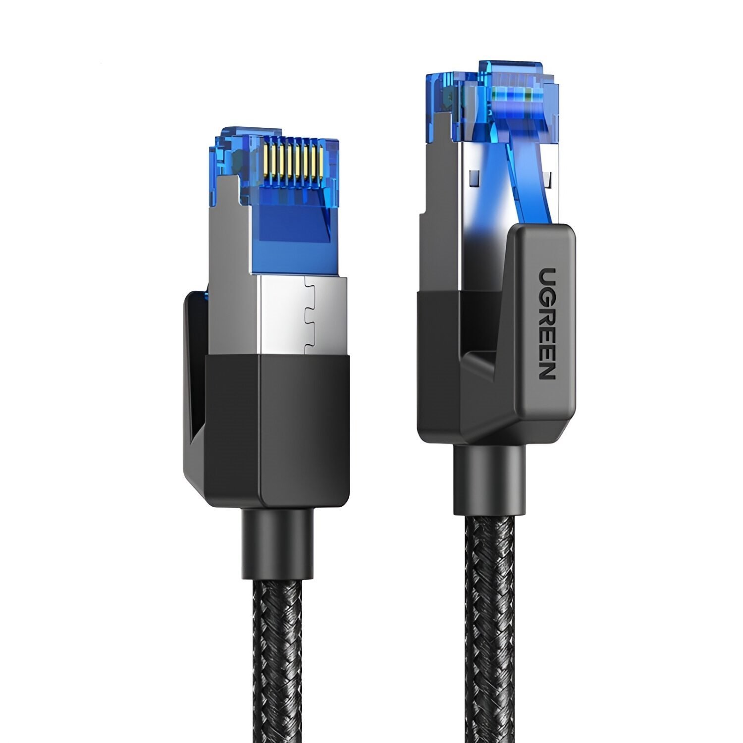 Ugreen Cat8 Nylon Braided Ethernet Cable - 40Gbps With Modular Plugs - 2M