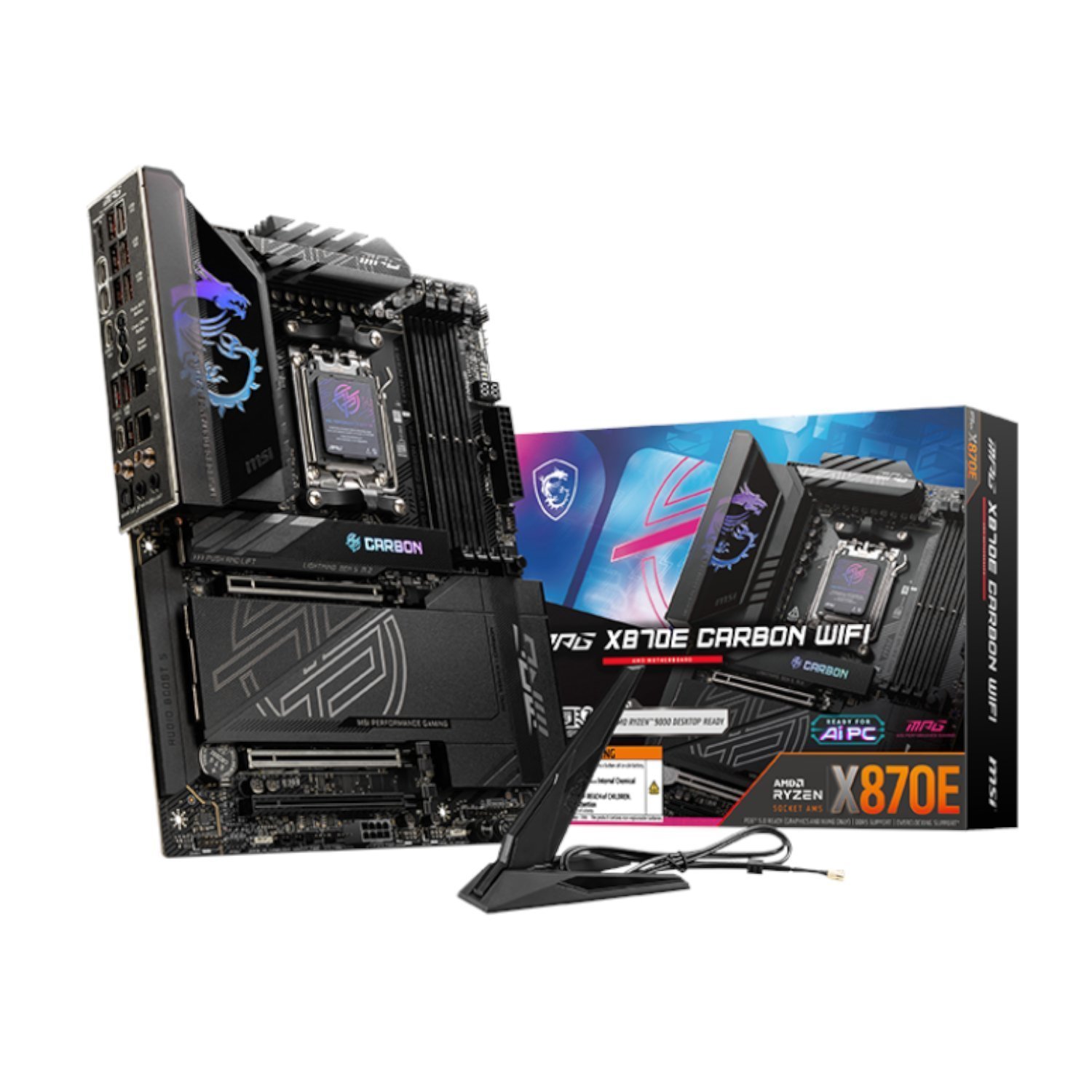 Msi Mag X870e Carbon Wifi Atx Motherboard