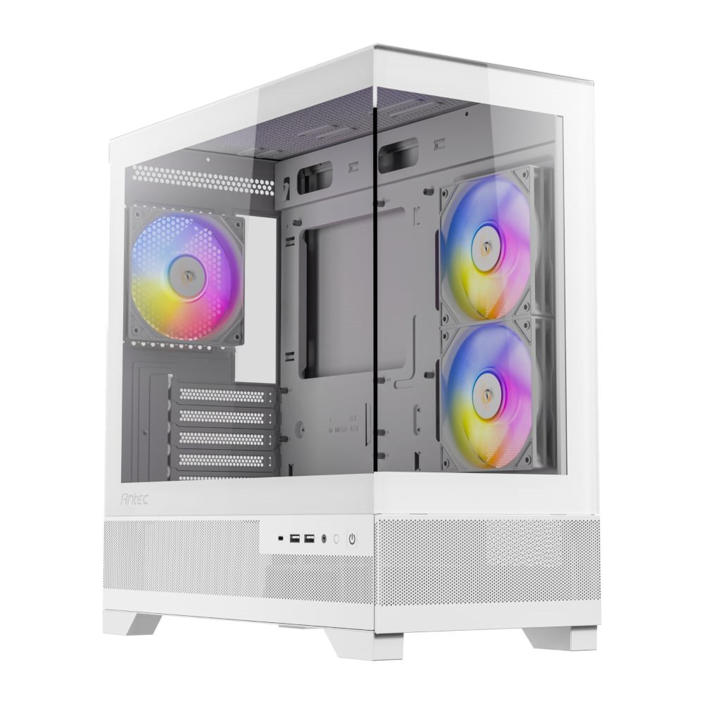 Antec CX500M Micro-ATX | Itx RGB Mini-Tower Gaming Chassis Type-C - White
