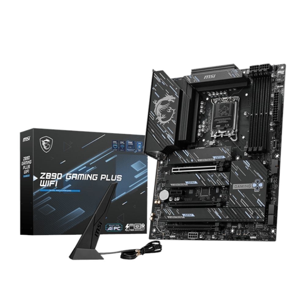 Msi Z890 Gaming Plus Wifi DDR5 Intel Lga1851 Atx Gaming Motherboard
