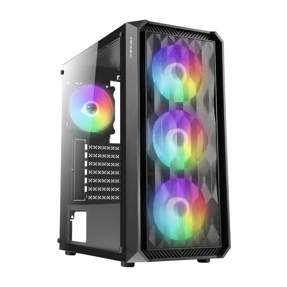 Antec NX292 Atx | Micro-ATX | Itx Argb Mid-Tower Gaming Chassis - Black