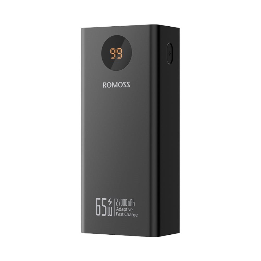 Romoss Pea27s Pro 27000mAh 65W Fast Charge Power Bank - Black